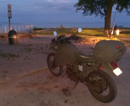 M1030B1 at the lake